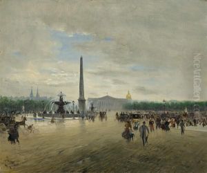Place De La Concorde, Paris by Frank Myers Boggs