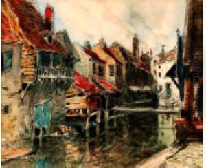 Vue De Montargis by Frank Myers Boggs