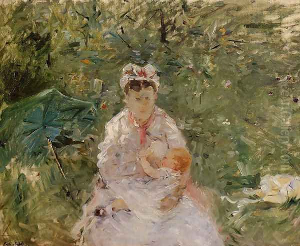 The Wet Nurse Angele Feeding Julie Manet - view 1