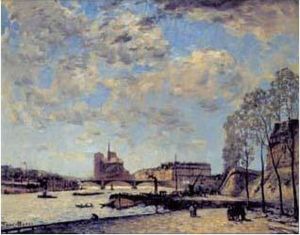 Paris, Notre Dame by Frank Myers Boggs
