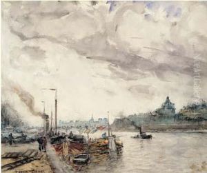 Paris, La Seine A L'institut