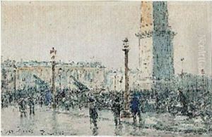 Place De La Concorde, Paris by Frank Myers Boggs