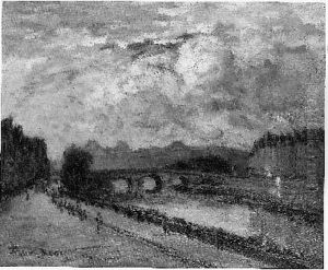 La Seine A Paris by Frank Myers Boggs