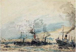 Port De Rotterdam by Frank Myers Boggs