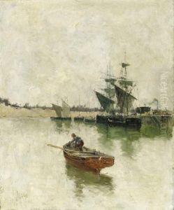 In The Harbour by Frank Myers Boggs