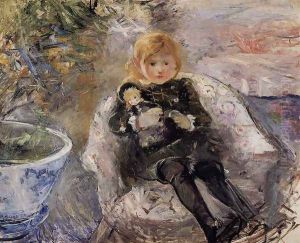 Young Girl With Doll by Berthe Morisot