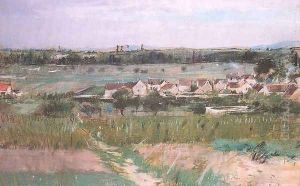 The Village at Maurecourt 1873 by Berthe Morisot