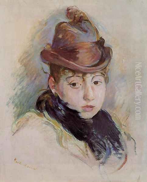 Young Woman In A Hat (Henriette Patte) - view 1