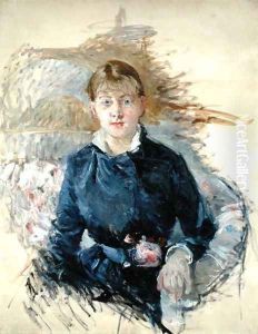 Portrait of Louise Riesener 1881 by Berthe Morisot