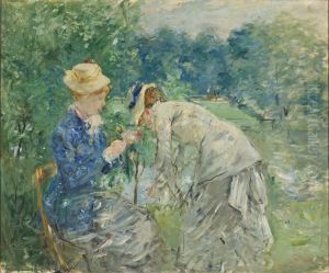 In the Bois de Boulogne by Berthe Morisot