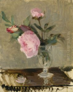 Peonies by Berthe Morisot