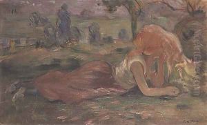 The Goatherd 1891 by Berthe Morisot