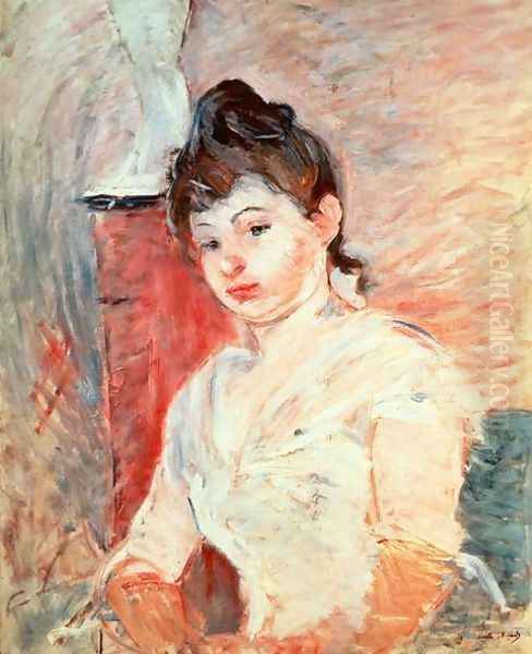 Young Girl in White - view 1