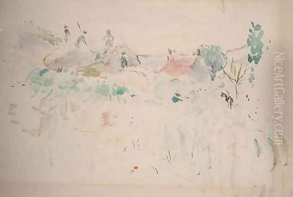 The Haystacks in Jersey 1886 - view 1