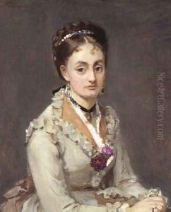 Portrait of the Artist's Sister, Mme Edma Pontillon, c.1872-75 by Berthe Morisot
