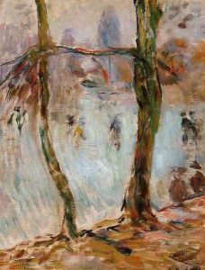Skating by Berthe Morisot