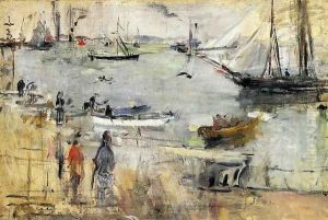 English Seascape2 1875 by Berthe Morisot