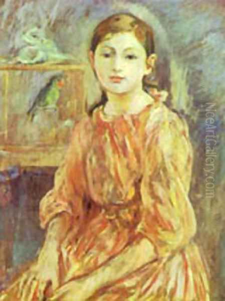 The Artists Daughter With A Parakeet 1890 - view 1