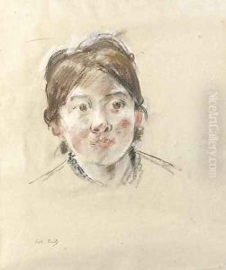 Portrait de Mlle Labillois by Berthe Morisot