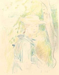 Portrait de Paule Gobillard by Berthe Morisot