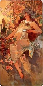 Autumn by Alphonse Maria Mucha