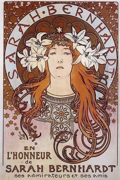 Sarah Bernhardt. 1896 - view 1