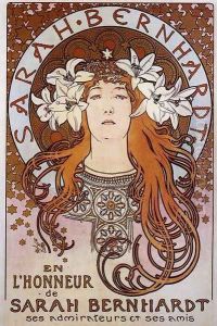Sarah Bernhardt. 1896 by Alphonse Maria Mucha