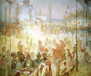 The Coronation of the Serbian Tsar Stepan Dusan as East Roman Emperor, 1926