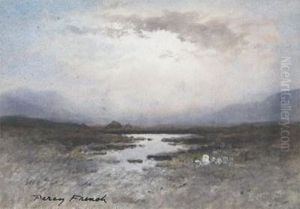 Moorland View Atdusk by William Percy French