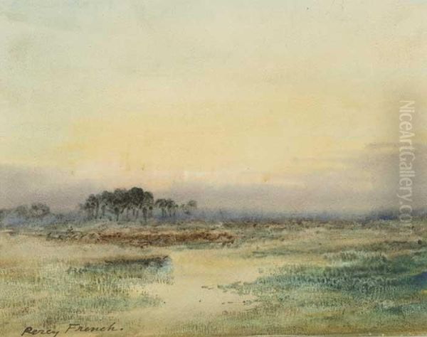 Trees And River Landscape - view 1