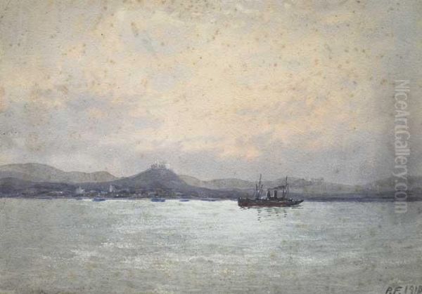 Ships Off North America - view 1