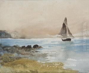 River Landscape by William Percy French