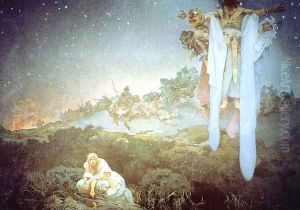The Slavs in Their Original Homeland, 1912 by Alphonse Maria Mucha