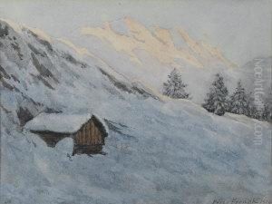 Alpine Scene by William Percy French