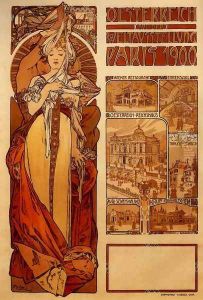 Austria by Alphonse Maria Mucha