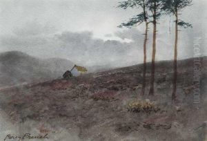 An Irish Hillside Cabin by William Percy French