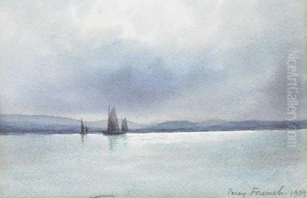 Sailboats On Carlingford Lough - view 1