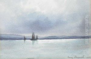 Sailboats On Carlingford Lough by William Percy French