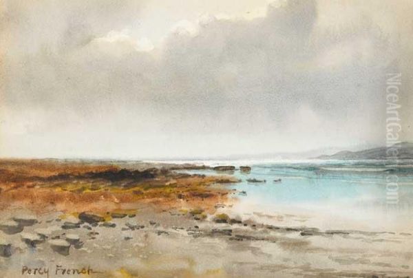 Estuary With Mountains In Distance - view 1
