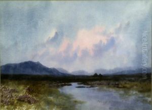 'where The Mountains Of Mourne 
Sweep Down To The Sea' Signed Andinscribed Verso By Houston Collisson by William Percy French