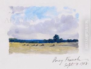Haystacks In A Field by William Percy French