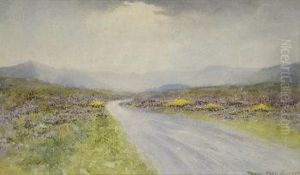 Western Landscape In Spring by William Percy French