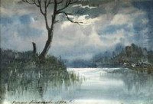A River By Moonlight by William Percy French