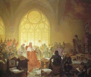 The Hussite King Jiri z Podebrad. 1925