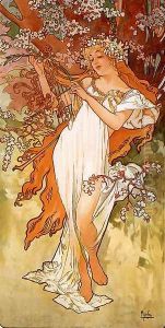 Spring by Alphonse Maria Mucha
