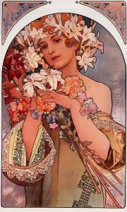 Flower by Alphonse Maria Mucha