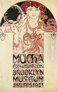 Poster for the Brooklyn Exhibition, 1921 by Alphonse Maria Mucha