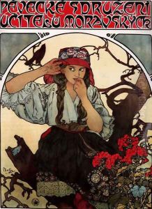 Moravian Teachers Choir by Alphonse Maria Mucha