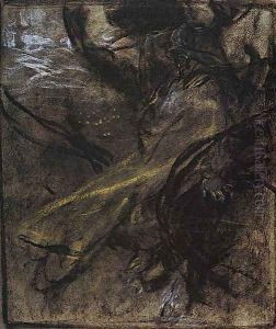 Study of Figures. c.1900 by Alphonse Maria Mucha