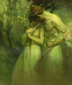 Spring Night by Alphonse Maria Mucha